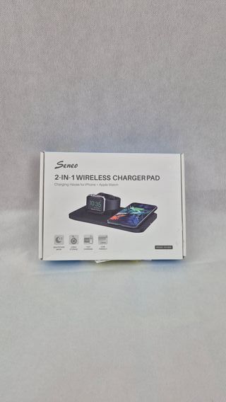 Cargador inalámbrico 2 en 1 ANSTA (iPhone/Samsung)