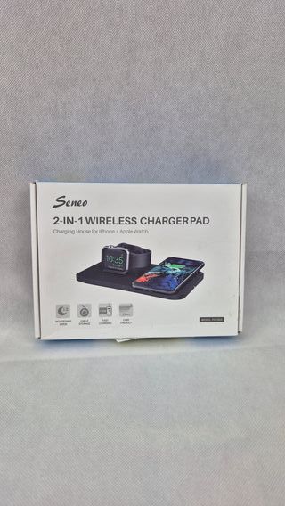 Cargador inalámbrico 2 en 1 ANSTA (iPhone/Samsung)