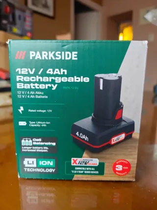 Batería Parkside 12V 4Ah PAPK 12 B4