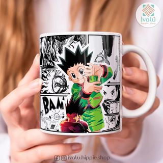 Hunter x Hunter, taza personalizada con Nombre