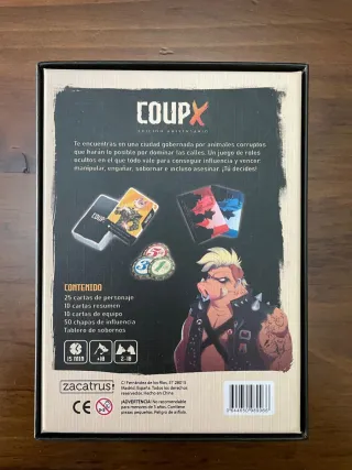 Coup X Edición Aniversario Juego de Mesa
