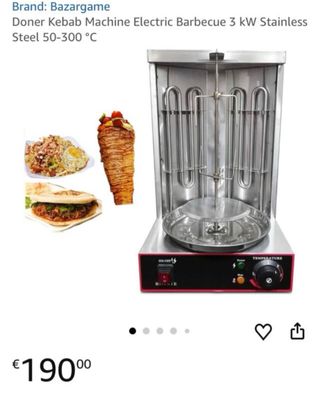 Máquina Doner Kebab Eléctrica Barbacoa