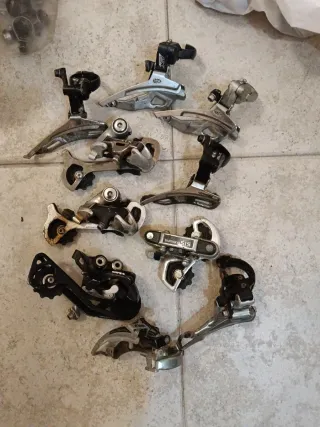 Lote cambios y desviadores y horquilla