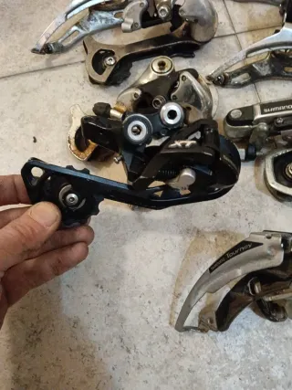 Lote cambios y desviadores y horquilla