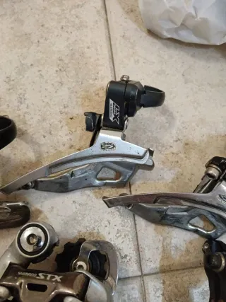 Lote cambios y desviadores y horquilla