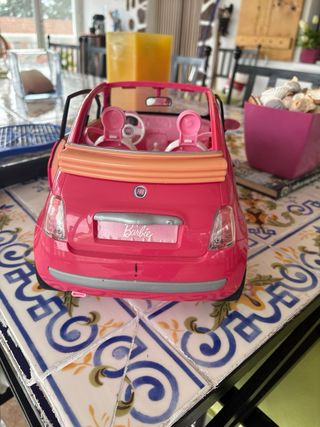 Coche Barbie Rosa Convertible