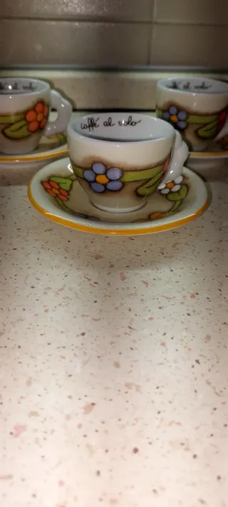 3 Tazzine Thun Country Ceramica