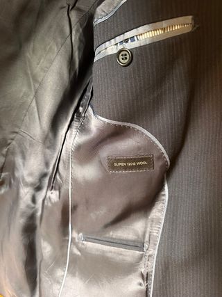 Americana de caballero azul