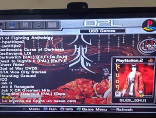 Ps2 Slim Negra Completa