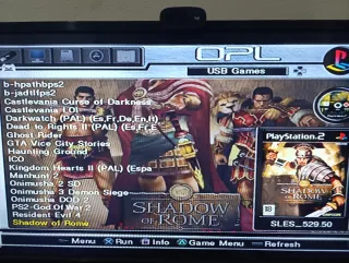 Ps2 Slim Negra Completa