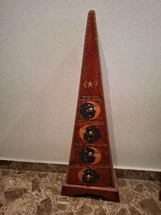 Cajonera hippie madera luna