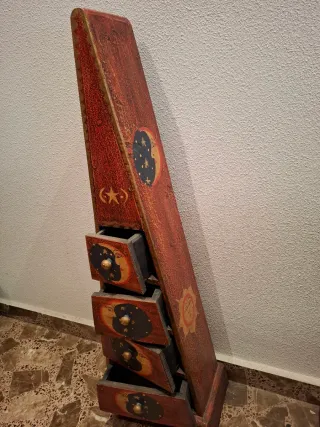 Cajonera hippie madera luna