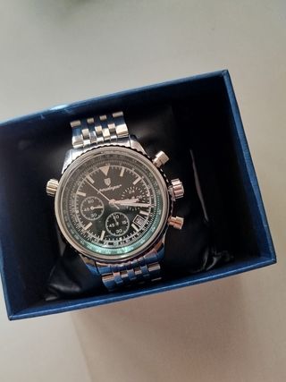 Reloj Poedagar Speedmaster Acero Inoxidable
