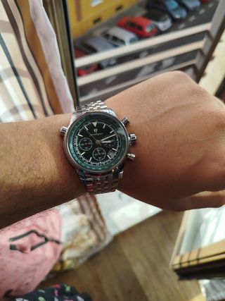 Reloj Poedagar Speedmaster Acero Inoxidable