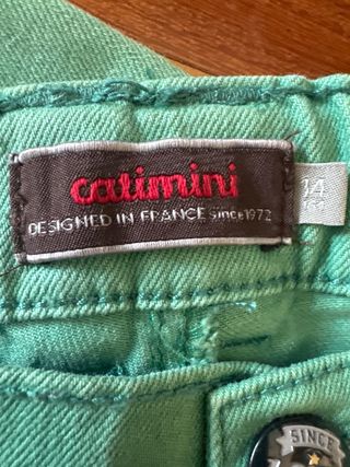 Pantalón corto verde niño Catimini T: 14/164cm