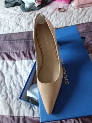 Zapatos de tacón Stuart Weitzman beige