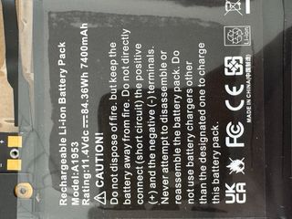 Batería Apple A1953 MacBook Pro 15” (2018/19)