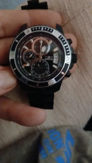 Reloj Invicta Cronógrafo Negro