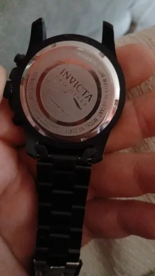 Reloj Invicta Cronógrafo Negro