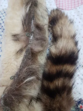 Set scampoli colletti vera pelliccia