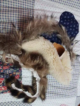 Set scampoli colletti vera pelliccia