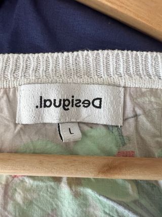 Jersey Desigual mujer blanco y multicolor