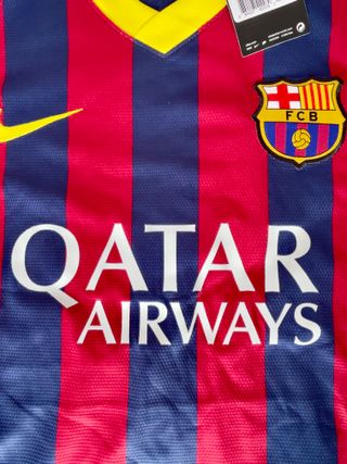 FC Barcelona 13/14 Nike AUTHENTIC Qatar Airways M de segunda mano
