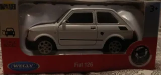 Coche Welly Fiat 126 escala 1:34