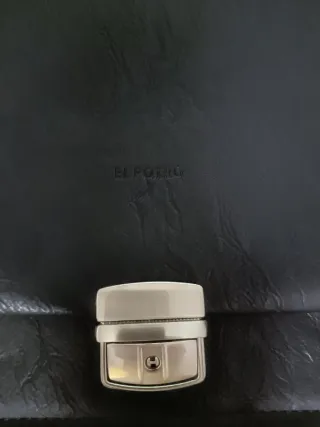 Maletín El Potro Piel Negro Nuevo