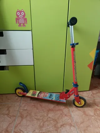 Patinete Cars 5+ Plegable