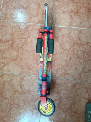 Patinete Cars 5+ Plegable