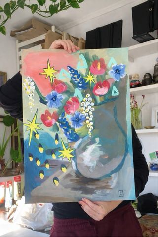 Pintura original Hecha a mano - Papel A2 42 x 59.4