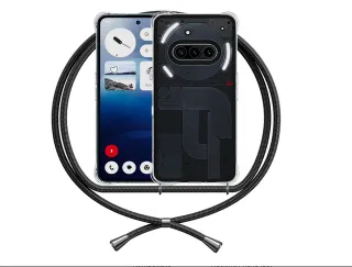 Funda TPU Transparente con Cuerda Nothing Phone 3a