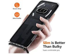 Funda TPU Transparente con Cuerda Nothing Phone 3a