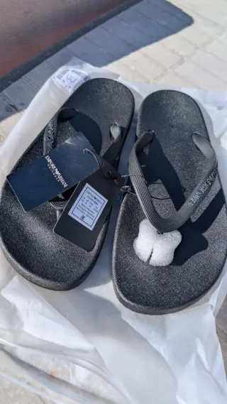 Chanclas Emporio Armani Negras