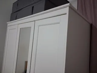 Armario SONGESAND Blanco con Espejo