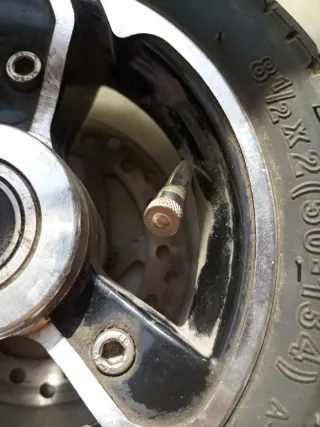 Rueda patinete eléctrico con disco