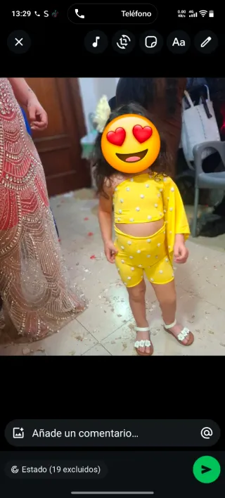 Vestido niña boda gitana amarillo