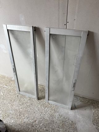 2 Ventanas Aluminio 34.5x96