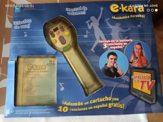 Karaoke e-kara con cartucho Vintage