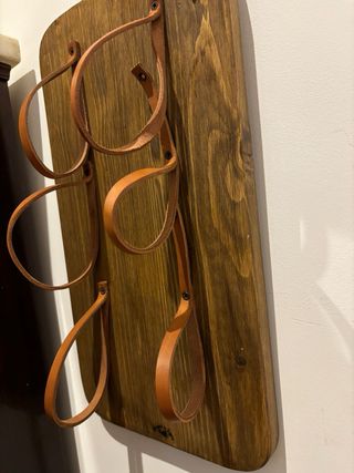 Botellero de madera para vino