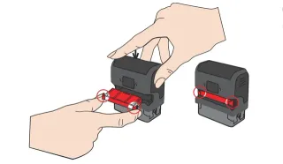 Almohadilla tinta Trodat 4911 Negra (2 uds) Nuevo