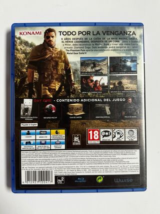 Metal Gear Solid V The Phantom Pain PS4 Edición Da
