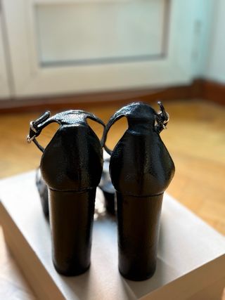 Sandalias Mango Tacón Plataforma Talla 38