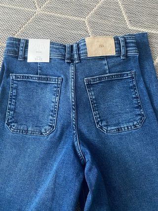 Pantalón vaquero niña Zara Talla 12, wide leg