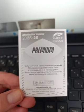 Carta Premium Liga F Alexia Putellas