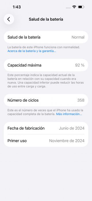 iPhone 16 - 128GB - Negro
