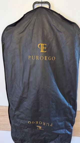 Traje gris brillante boda hombre Talla M