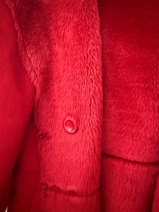 Cazadora Cortefiel Piel Vuelta Roja