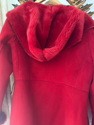 Cazadora Cortefiel Piel Vuelta Roja